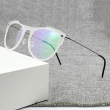 Load image into Gallery viewer, 2023 Round optical glasses frame women eyeglasses brand TR90 transparent Retro eye glasses frames for men spectacle frames 6557