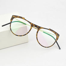 Load image into Gallery viewer, 2023 Round optical glasses frame women eyeglasses brand TR90 transparent Retro eye glasses frames for men spectacle frames 6557