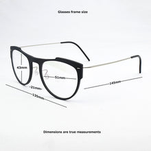 Load image into Gallery viewer, 2023 Round optical glasses frame women eyeglasses brand TR90 transparent Retro eye glasses frames for men spectacle frames 6557