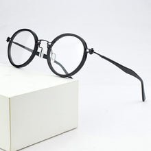 Load image into Gallery viewer, 2023 Round titanium glasses frame men eyeglasses women spectacle frames computer myopia Retro Brand vintage optical glasses Nerd