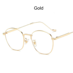 2023 Rounds Anti-Blue Light Women Eyeglasses Optical Myopia Metal Glasses Frame Classic Men Retro Computer Eye Glasses