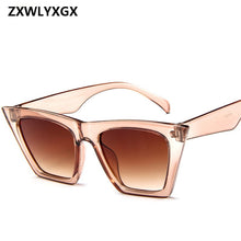 Load image into Gallery viewer, 2023 Small Triangle Cute Sexy Cat Eye Sunglasses Women Black White Vintage Retro Outdoor Sun Glasses Oculos De Sol Uv400