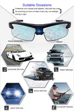 Carica l&#39;immagine nel visualizzatore di Gallery, 2023 Smart Dimming Sunglasses Men Polarized Photochromic Auto Darkenning Discoloration Sun Glasses Driving Sunglasses