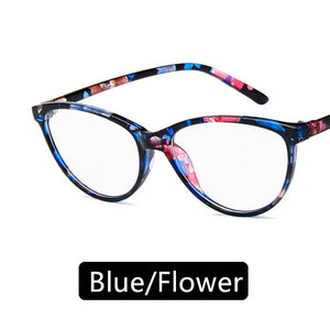 2023 Spectacle Frame Cat Eye Glasses Frame Clear Lens Women Brand Eyewear Optical Frames Myopia Nerd Black Red Eyeglasses Frame