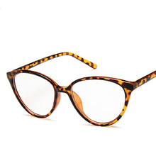 Carica l&#39;immagine nel visualizzatore di Gallery, 2023 Spectacle Frame Cat Eye Glasses Frame Clear Lens Women Brand Eyewear Optical Frames Myopia Nerd Black Red Eyeglasses Frame