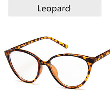 Carica l&#39;immagine nel visualizzatore di Gallery, 2023 Spectacle Frame Cat Eye Glasses Frame Clear Lens Women Brand Eyewear Optical Frames Myopia Nerd Black Red Eyeglasses Frame