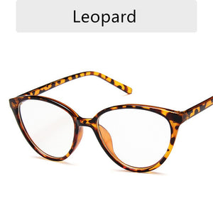 2023 Spectacle Frame Cat Eye Glasses Frame Clear Lens Women Brand Eyewear Optical Frames Myopia Nerd Black Red Eyeglasses Frame