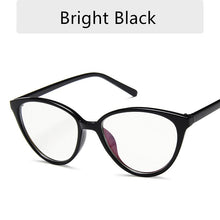 Carica l&#39;immagine nel visualizzatore di Gallery, 2023 Spectacle Frame Cat Eye Glasses Frame Clear Lens Women Brand Eyewear Optical Frames Myopia Nerd Black Red Eyeglasses Frame