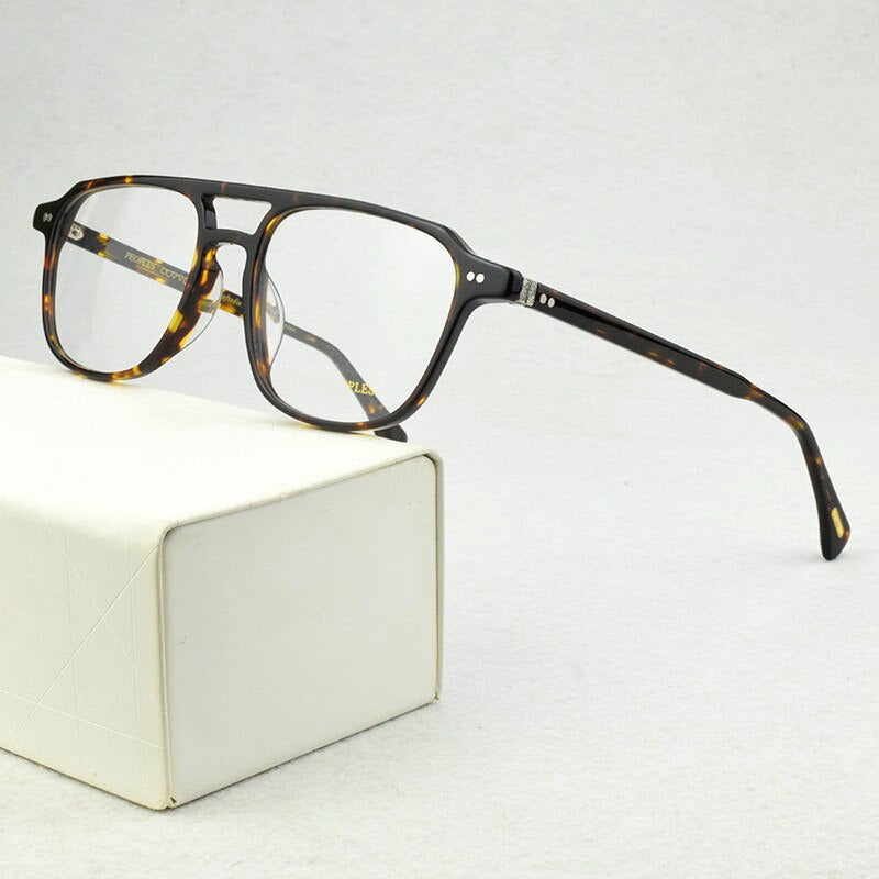 2023 Square Brand Design Glasses Frame Men Acetate Retro Prescription Classic Eyeglasses Optical Myopia spectacle frames OV5582