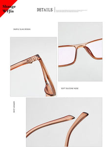 Square Men Glasses Frame Women Retro Student Myopia Eyeglasses Frame Transparent Men's Eyewear Frame