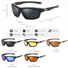 Load image into Gallery viewer, 2022 Square Men Polarized Army Sports Driving Sunglasses Tactical Male Goggles Anti-glare Sun Glasses Male zonnebril heren UV400
