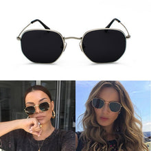 Load image into Gallery viewer, 2023 Square Sunglases Men Hexagon Sun glasses Mannen Women Metal Frame Fishing Glasses Gold gray Eyewear lentes de sol hombre