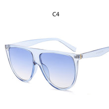 Load image into Gallery viewer, 2023 Square Sunglasses Woman Vintage Retro Flat Top Thin Shadow Sun Glasses Square Pilot  Designer Large Black ShadesGafas