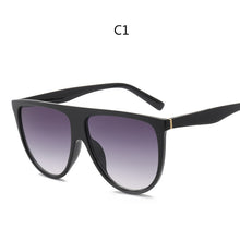 Load image into Gallery viewer, 2023 Square Sunglasses Woman Vintage Retro Flat Top Thin Shadow Sun Glasses Square Pilot  Designer Large Black ShadesGafas