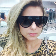 Load image into Gallery viewer, 2023 Square Sunglasses Woman Vintage Retro Flat Top Thin Shadow Sun Glasses Square Pilot  Designer Large Black ShadesGafas