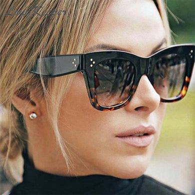 2023 Square Sunglasses Women Big Size Eyewear Lunette Femme  Brand Sunglasses Women Vintage Rivet Sun Glasse UV400