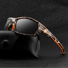 Load image into Gallery viewer, 2022 Sunglasses Men Camouflage Sports Polarized Men Square Thick Frame Outdoor High-end Sun Glasses For Men