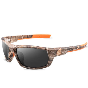 2022 Sunglasses Men Camouflage Sports Polarized Men Square Thick Frame Outdoor High-end Sun Glasses For Men