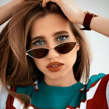 Load image into Gallery viewer, 2022 Sunglasses Women  Cat eye Brand Design Metal Frame  Gold red Vintage Cateye  sun glasses lady Eyewear