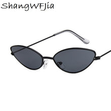 Load image into Gallery viewer, 2022 Sunglasses Women Luxury Cat eye Brand Design Metal Frame New Gold red Vintage Cateye Fashion sun glasses lady Eyewear