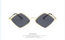 Load image into Gallery viewer, 2022 Sunglasses Women Metal Rhombus Sun glasses Irregular Vintage Small Frame Goggle Uv400 Ladies Oculos Gafas De Sol