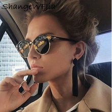 Load image into Gallery viewer, 2023 Sunglasses Women Popular Brand Designer Retro men Summer Style Sun Glasses Rivet Frame Colorful Coating Shades