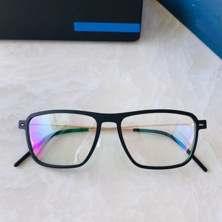 2023 Titanium TR90 Glasses Frames for Men Women Brand Design Lightweight Rectangle Optical Eyeglasses Transparent Ocluos 6563