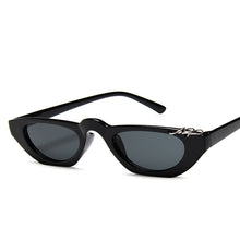 Load image into Gallery viewer, 2023 Unique Cat Eye Sunglasses Women Brand Designer 90s Vintage Leopard Narrow Cateye Small Sun Glasses Female Shades UV400