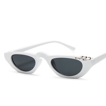 Load image into Gallery viewer, 2023 Unique Cat Eye Sunglasses Women Brand Designer 90s Vintage Leopard Narrow Cateye Small Sun Glasses Female Shades UV400
