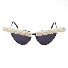 Load image into Gallery viewer, 2023 Vintage Cat Eye Sunglasses Women Sexy Retro Small Cat Eye Sun Glasses Brand Designer Eyewear Pearl Female Oculos De Sol