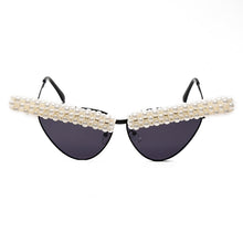 Load image into Gallery viewer, 2023 Vintage Cat Eye Sunglasses Women Sexy Retro Small Cat Eye Sun Glasses Brand Designer Eyewear Pearl Female Oculos De Sol