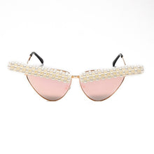 Load image into Gallery viewer, 2023 Vintage Cat Eye Sunglasses Women Sexy Retro Small Cat Eye Sun Glasses Brand Designer Eyewear Pearl Female Oculos De Sol