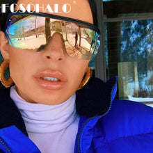 Load image into Gallery viewer, 2023 Vintage Goggle Sunglasses Women Trendy Designers Punk One Piece Sun Glasses Men Retro UV400 Steampunk Vintage Sunglasses