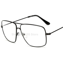 Load image into Gallery viewer, Vintage Gold Metal Frame Eyeglasses Mens Womens Sun glasses Retro Square Optical Lens Eyewear Nerd Clear Lens Glasses
