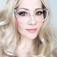 Load image into Gallery viewer, Vintage Ladies Eyeglasses Cat Eye Clear Glasses Frame Luxury Brand Design Glasses Women Eyewear Frames Optical Spectacle