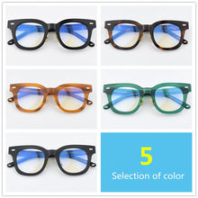 Load image into Gallery viewer, 2023 Vintage Round Optical Glasses Frame Men Women Computer Glasses Transparent Eyeglasses Retro Brand Acetate Spectacles Frames