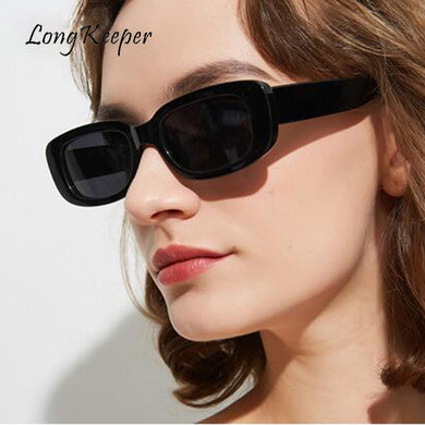 2023 Vintage Small Square Sunglasses Women Brand Designer Retro Orange Sunglass Rectangle Sun Glasses Female Candy Color Eyewear