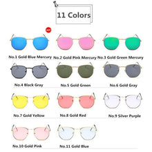 Load image into Gallery viewer, 2023 Vintage Sunglasses Men Square Metal Frame Sunglasses Pilot Mirror Classic Retro Sun Glasses Women  Summer Eyewear