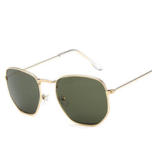 Load image into Gallery viewer, 2023 Vintage Sunglasses Men Square Metal Frame Sunglasses Pilot Mirror Classic Retro Sun Glasses Women  Summer Eyewear