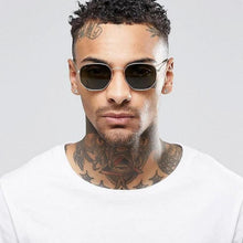 Load image into Gallery viewer, 2023 Vintage Sunglasses Men Square Metal Frame Sunglasses Pilot Mirror Classic Retro Sun Glasses Women  Summer Eyewear