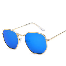 Load image into Gallery viewer, 2023 Vintage Sunglasses Men Square Metal Frame Sunglasses Pilot Mirror Classic Retro Sun Glasses Women  Summer Eyewear