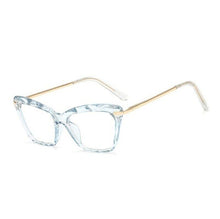 Carica l'immagine nel visualizzatore di Gallery, Women Crystal Multi-section Trending Style Optical Computer Glasses Oculos De Sol Eyewear Fashion Square Reading Glasses