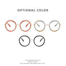 Load image into Gallery viewer, 2022 Women Retro Eyeglasses Frame Female Eye Glasses Vintage Optical Glasses Prescription Transparent Frame Men LAO-6815