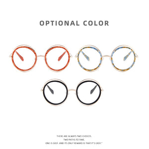 2022 Women Retro Eyeglasses Frame Female Eye Glasses Vintage Optical Glasses Prescription Transparent Frame Men LAO-6815
