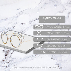 2022 Women Retro Eyeglasses Frame Female Eye Glasses Vintage Optical Glasses Prescription Transparent Frame Men LAO-6815