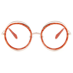 2022 Women Retro Eyeglasses Frame Female Eye Glasses Vintage Optical Glasses Prescription Transparent Frame Men LAO-6815
