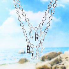 Load image into Gallery viewer, 2020 Women Streetwear CRY BABY Necklace two layers Gothic Letter Name Necklace Collar Gato Collier Femme Babygirl Necklace Gifts