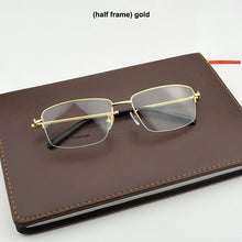 Load image into Gallery viewer, 2023 Brand  rimless glasses frame men titanium eye glasses frames for women Square Business spectacles nerd