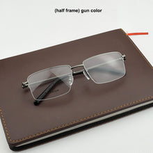 Load image into Gallery viewer, 2023 Brand  rimless glasses frame men titanium eye glasses frames for women Square Business spectacles nerd