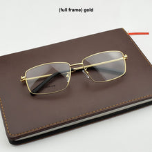 Load image into Gallery viewer, 2023 Brand  rimless glasses frame men titanium eye glasses frames for women Square Business spectacles nerd